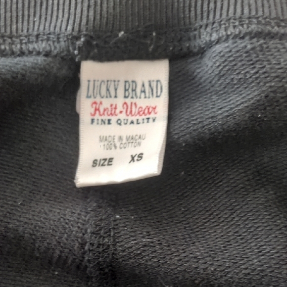 Lucky Brand Floral Sweatpants - Black and Multicolor - Picture 3 of 3